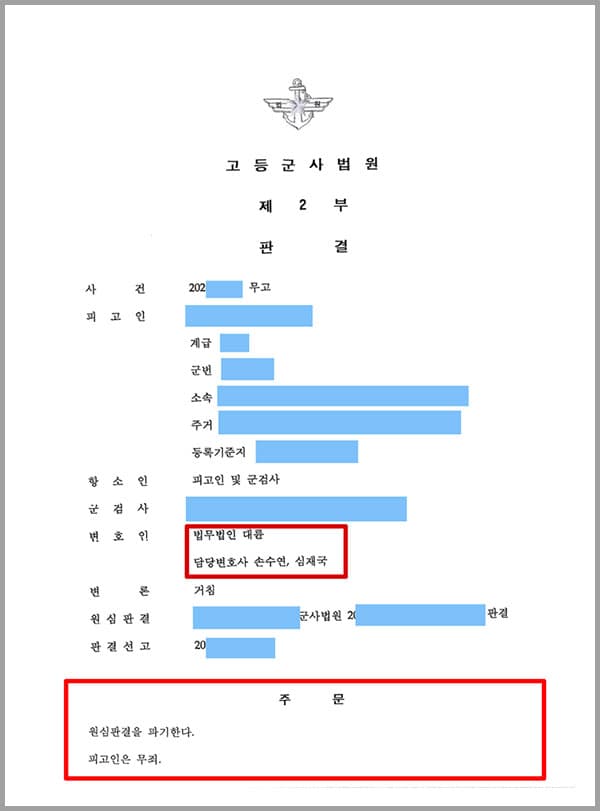 의뢰인은 직장동료에게 추행을 당하였으나, 과거에 의뢰인과 비슷한 상황을 겪은 다른 동료가 해당 사실을 신고했을 때 불이익을 당했던 일이 떠올랐으며, 곧바로 신고를 하기보다는 자신을 추행했던 동료와의 관계를 회복하기 위해 노력했습니다. 하지만 자신을 추행한 동료는 허위로 의뢰인이 부적절한 관계를 맺고 다닌다는 소문을 내었고, 이 이야기가 직장 내부에 알려지면서 의뢰인은 사실관계를 바로잡고 명예를 회복하기 위해 동료의 추행사실을 고발하였습니다. 하지만 안타깝게도 사건 발생 후 시간이 어느 정도 지나 증거불충분으로 처벌이 이뤄지지 않았고, 이로 인하여 동료로부터 무고죄로 고소를 당하게 되었습니다. 무고죄란 다른 사람이 형사 처분이나 징계 처분을 받게 할 목적으로 관련 기관에 허위 사실을 신고함으로써 성립하는 범죄로 10년 이하의 징역 또는 1천500만 원 이하의 벌금에 처할 수 있습니다. 의뢰인 또한 1심에서는 징역 1년에 집행유예 2년 판결을 받게 되었습니다. 집행유예기간이 지나면 선고의 효력을 상실하여 징역형에 처하지는 않지만, 의뢰인은 무고한 행동을 하지 않았기에 억울한 누명을 완전히 벗기 위해서 법무법인 대륜과 함께 항소하여 2심 재판을 진행하게 되었습니다.